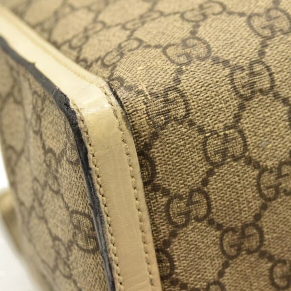 $2390 Gucci GG Supreme Monogram Medium Padlock Tote White Guccissima - Picture 10 of 16